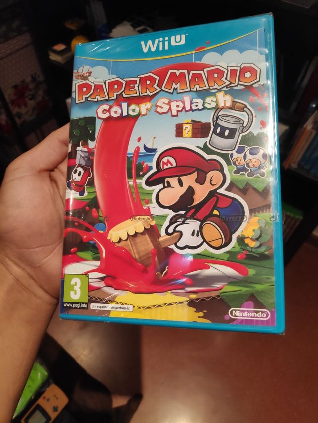 Paper Mario Color Splash Wii U Nuevo Pal