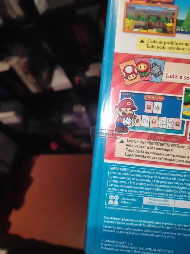 Paper Mario Color Splash Wii U Nuevo Pal