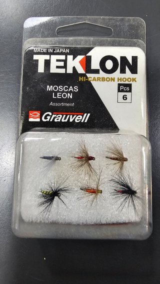 Ninfas para pesca mosca 6 unidades