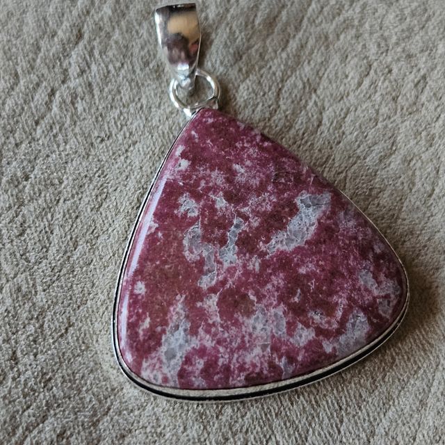 Colgante plata 925 y thulita