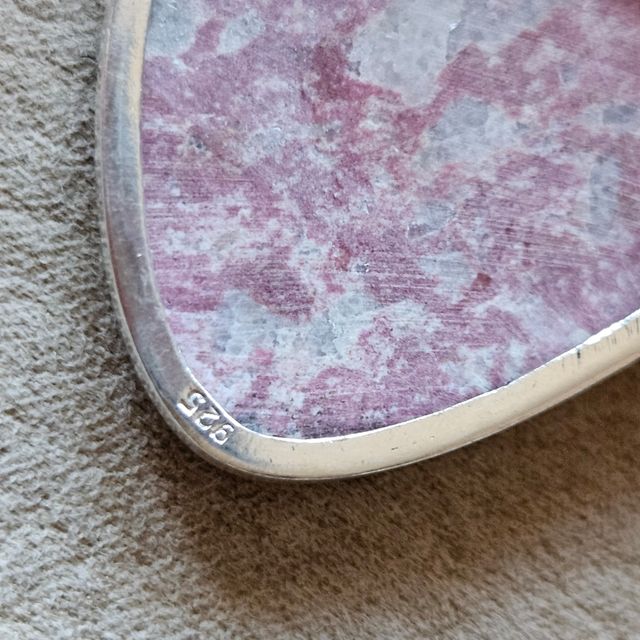 Colgante plata 925 y thulita