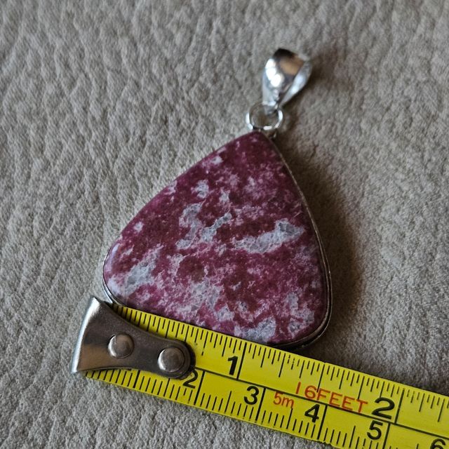 Colgante plata 925 y thulita