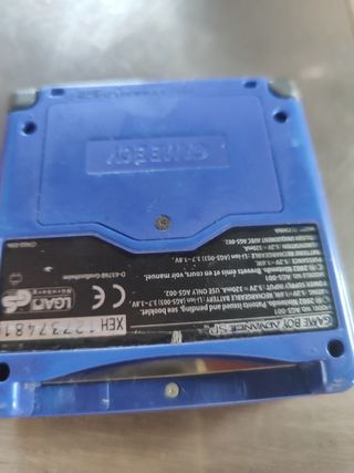 Gameboy advance sp