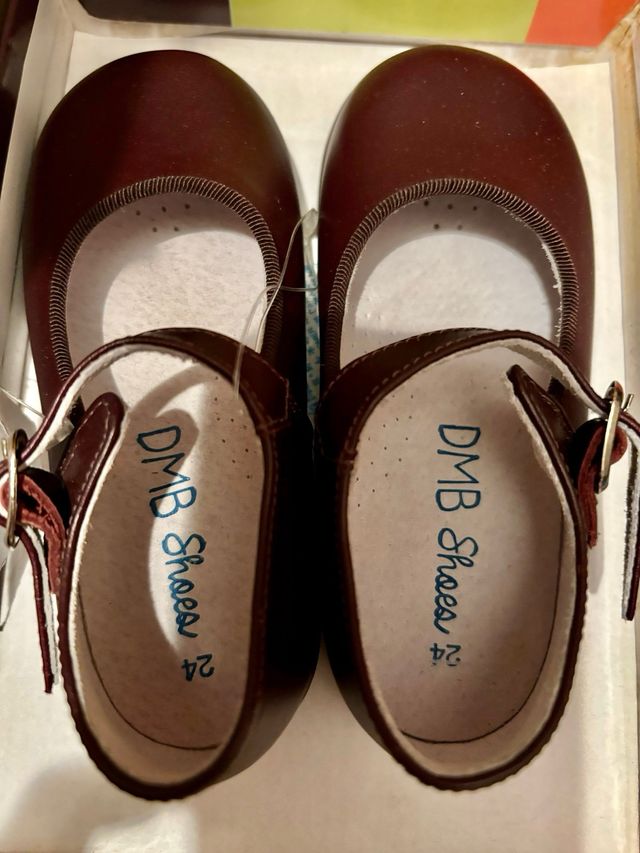 Zapato niña marron sin estrenar