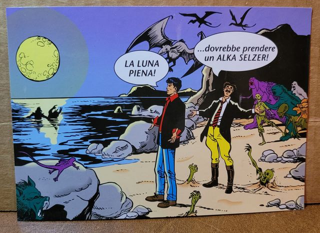 Dylan Dog Cartolina Veagroup 1992 - La Luna Piena