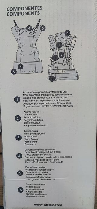 Mochila portabebes Tuc Tuc