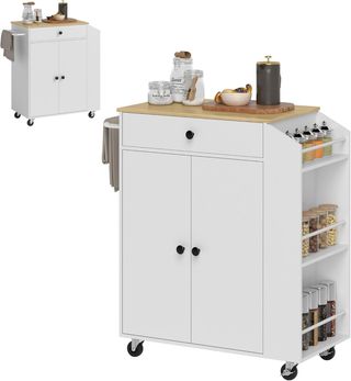 Isla de Cocina con Ruedas Carrito de Cocina Mueble