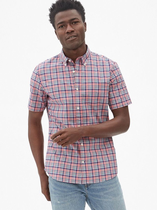 Camisa GAP Manga Corta Cuadros