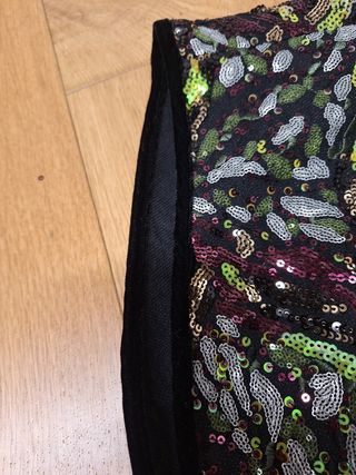 Falda zara lentejuelas talla M