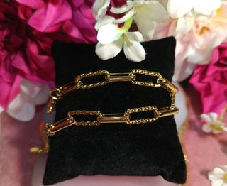 Pulsera chapada en oro 18K