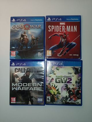 Pack juegos PS4