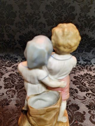 Antica figura porcellana Ernst Bohne Söhne