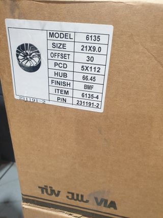 LLANTAS 21" AMG BLACK POLISHED