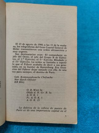 Libro Arde Paris? Lapierre y larry collins