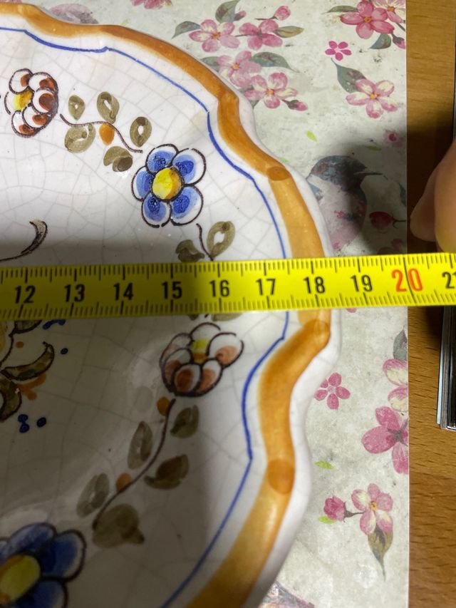 2 Platos antiguos ceramica LLIFECO 