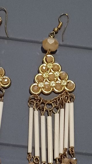 PENDIENTES VINTAGE DE CRISTAL