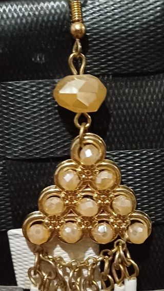 PENDIENTES VINTAGE DE CRISTAL