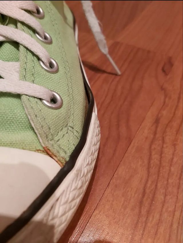 Converse. Zapatillas verdes. Talla 33.5