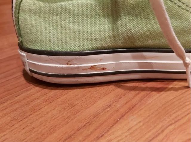 Converse. Zapatillas verdes. Talla 33.5