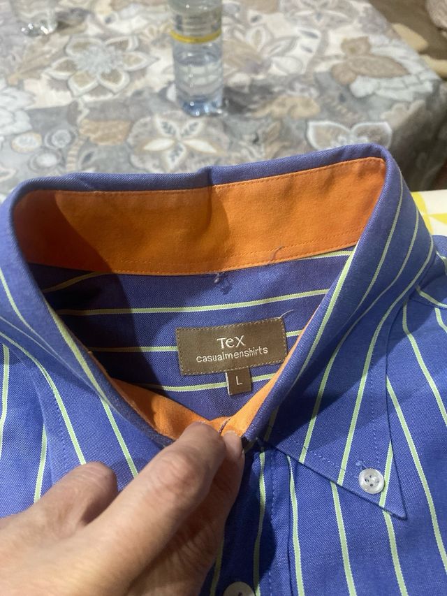 Lote 2 Camisas Caballero manga larga y corta .