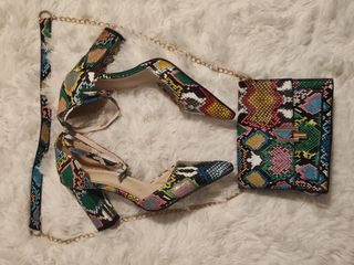 Set scarpe con borsetta abbinata