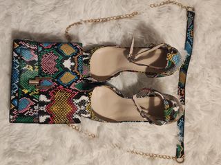 Set scarpe con borsetta abbinata