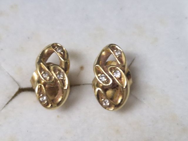 PENDIENTES ORO AMARILLO 18 K DIAMANTES