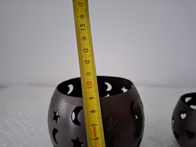 2 Portavelas esféricos