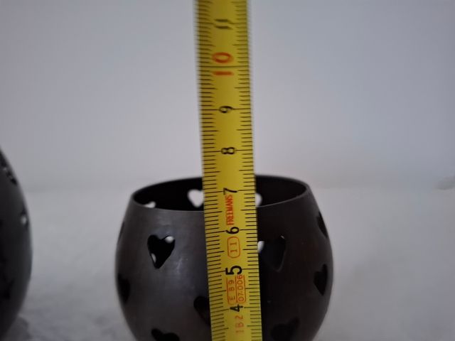 2 Portavelas esféricos