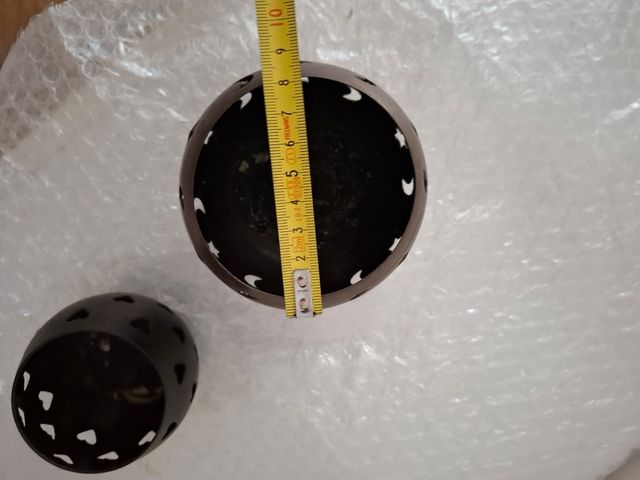 2 Portavelas esféricos