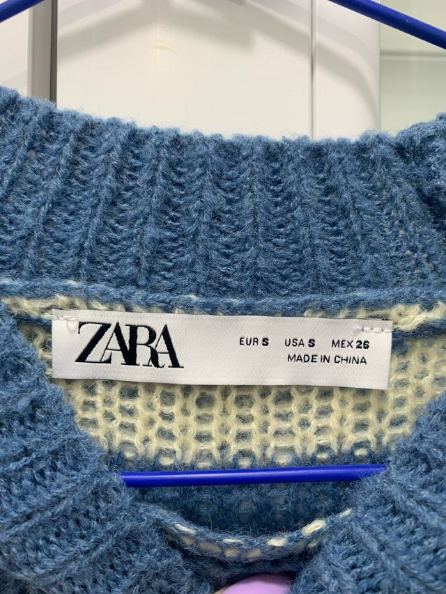 Jersey ZARA crop top de rayas