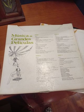 Discos de vinilo colección de 4 discos 