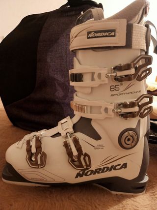 Botas esquí mujer blancas