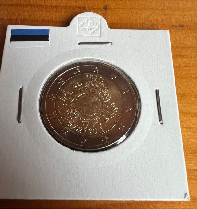 Moneda de Estonia 2012
