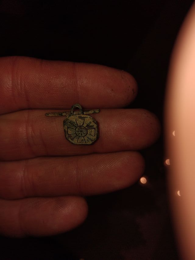 Botón antiguo xviii o mekos