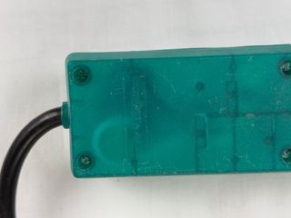 Regleta de 6 enchufes verde