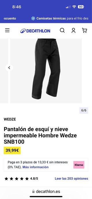 Pantalon impermeable para esqui o moto talla XXL