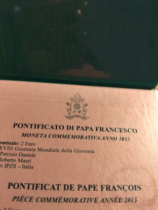 Moneta 2 euro VATICANO 2013