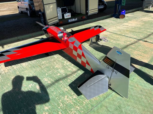 Avion rc completo nuevo 120 cc gasolina 