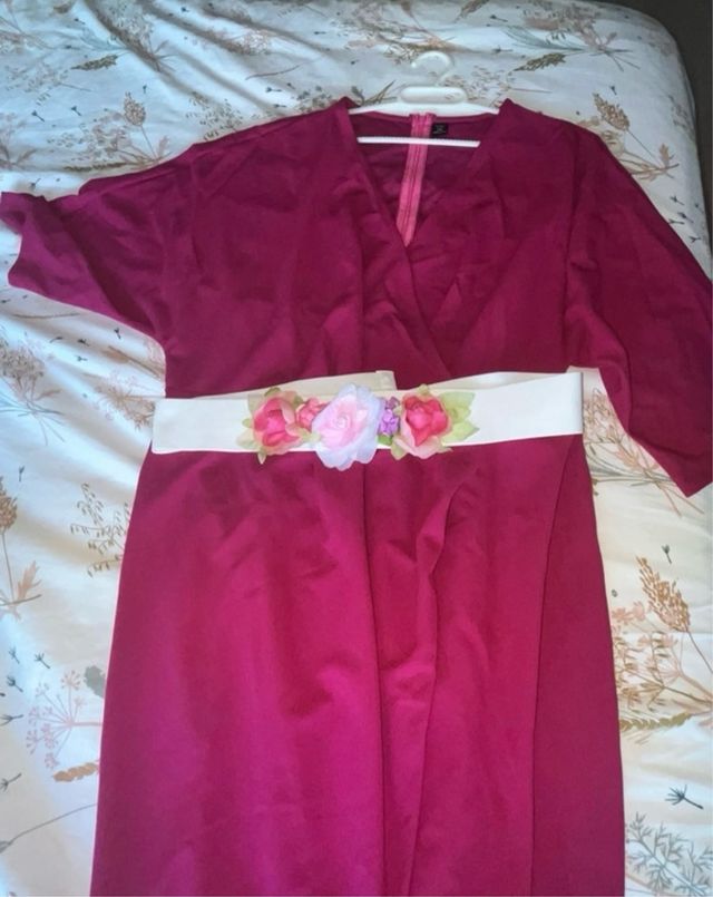 Vestido fucsia de Shein