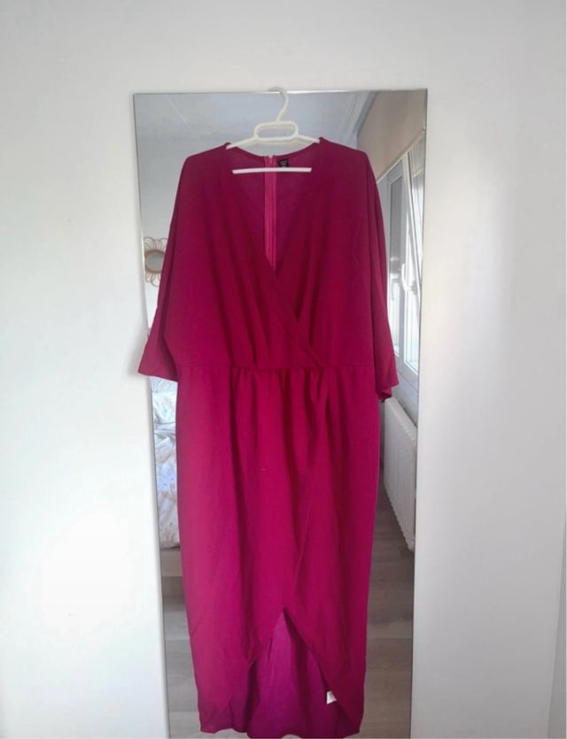 Vestido fucsia de Shein