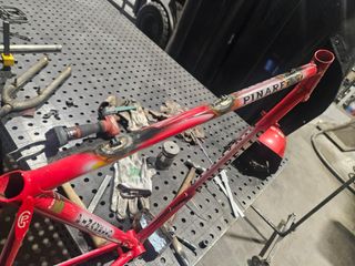 Reparación de cuadros y horquilla bici
