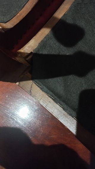 Coppia di sgabelli e poltrone antichi 