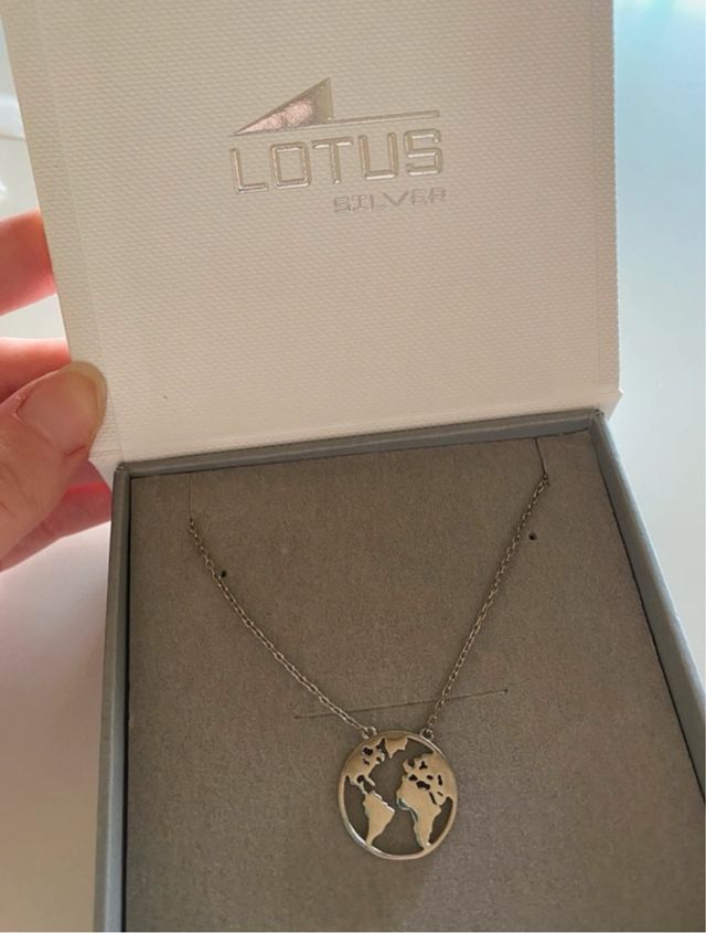 Collar Plata de Ley mundo