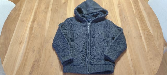 Chaqueta gorda Zip interior borrego 