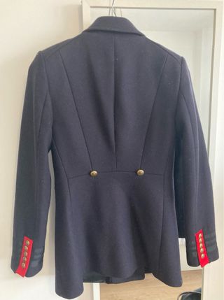 Abrigo/chaqueta azun marino Zara talla M