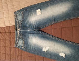Conjunto vaquero y suéter mujer L