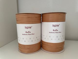 2 gomitoli di rafia Ispie colore Grain