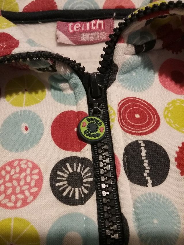 Sudaderas cremallera niña 6-8 años