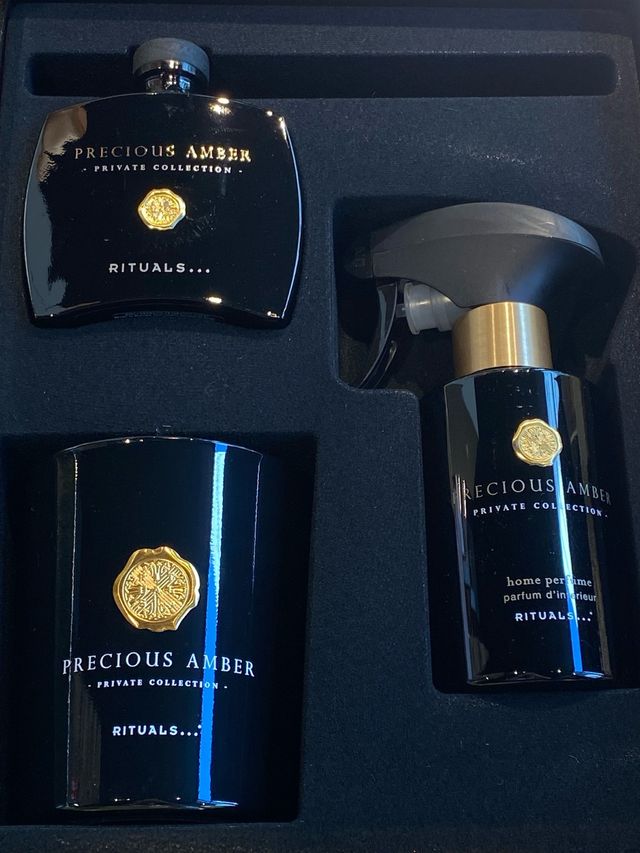 Caja precious amber y vela XL 1000g